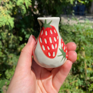 seconds strawbby bud vase